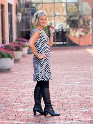 LULU B BOCA CHIC SHIFT RUFFLE DRESS Cathys Place