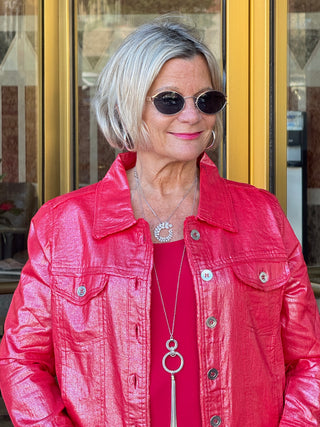 Red Metallic Jacket