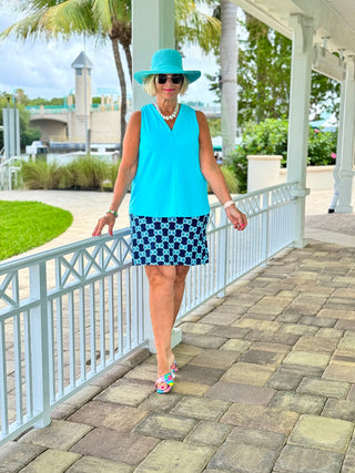 BLUE MEDALLION SKORT