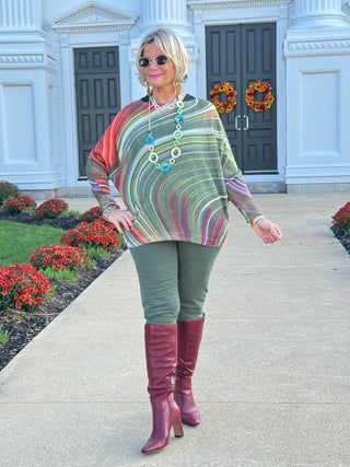 OLIVE POCKET LEGGINGS