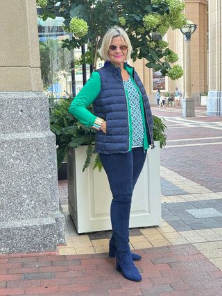 Lulu B  Bay Club V Neck Top