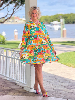 Vacay 3 Ruffle Dress Cathys Place