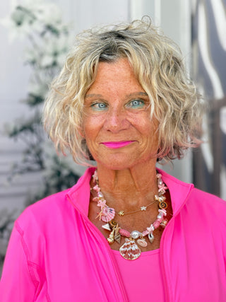 LULU-B HOT PINK ZIPPER JACKET LULU-B