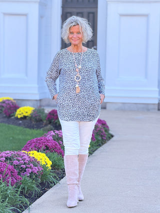 LULU-B CHEETAH 2 POCKET SCOOP LULU-B