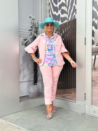 Ethyl The Pink Mellow Jacket - Illusion