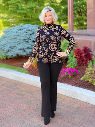 Reversible Mock Neck Sweater Cathys Place