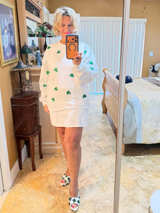 St Patricks Day Glitter weatshirt/Irish Sweatshirt Cathys Place