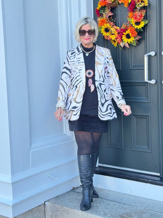 One Size Fierce Panther Print Blazer PREORDER SHIPS OCTOBER 31 Cathys Place