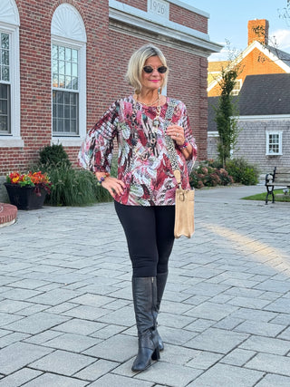 LEOPARD FASHION TOP