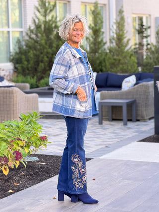 FALL BLUES CARDIGAN Cathys Place