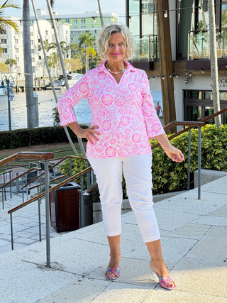 Lulu B Starfish Harbor Collar sleeve LULU-B