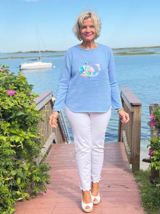 BEACH CLUB PERRI WHALE SWEATER LULU-B