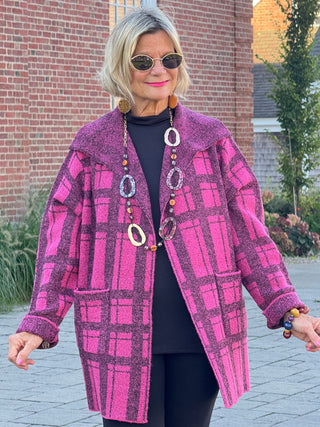 SOUTHERN NIGHTS BURGUNDY POCKET SWEATER