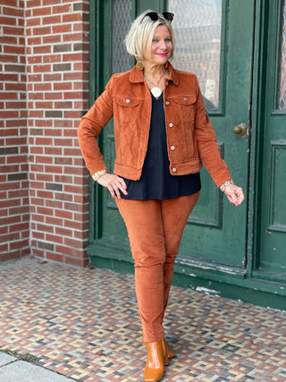 LULU-B  COPPER VELOUR JACKET