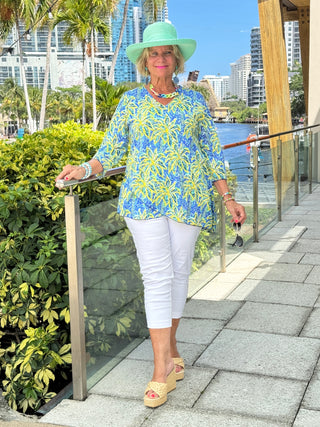 UNDER THE PALM ASYMMETRIC TOP