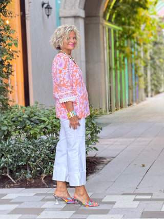 MANDARIN MULT FASHION TOP Cathys Place