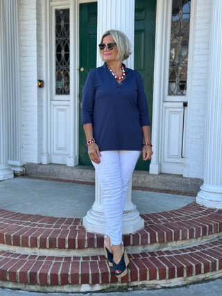LULU-B NAVY TUNIC