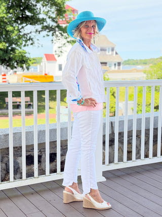 COTTON CANDY COAST LINEN JACKET Cathys Place