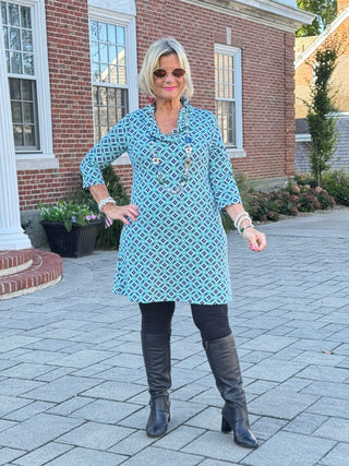Lulu B Bay Club Ruffle Sleeve Dress