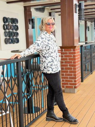Ethyl Soft Shawlneck Sweater - Assist ETHYL JEANS