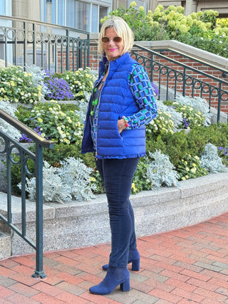 LULU-B SAPPHIRE SHORT PUFFER VEST