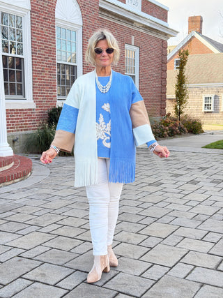 Hello Holiday Fringe Sweater Cathys Place