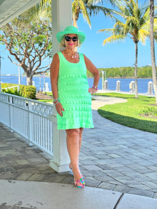 LIGHT GREEN CHA CHA MAXI DRESS