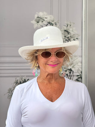 WHITE SLEEVE V NECK