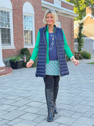 Lulu B Full Emerald Green Zipper Jacket LULU-B
