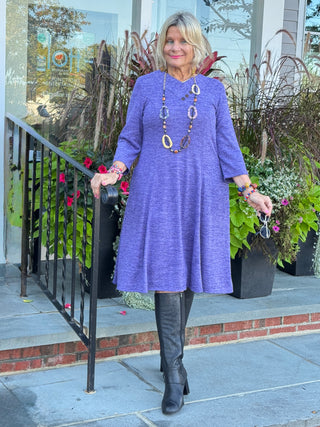 FALL MAGIC BLUE DRESS