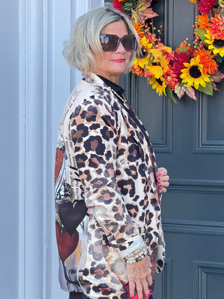 One Size Urban Wild – Leopard Print Blazer PREORDER SHIPS OCTOBER 31 Cathys Place
