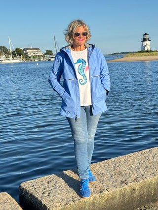 Englander® Rain Jacket Perriwinkle
