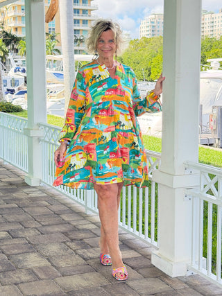 Vacay 3 Ruffle Dress Cathys Place