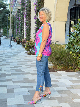 COLOR WAVES OF FASHION CARDIGAN ETHYL JEANS