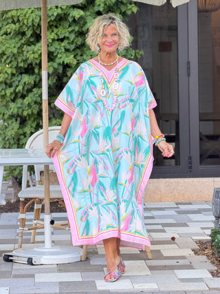 Birds Of Paradise Caftan Beach DRESS WerkShoppe