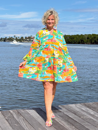 Vacay 3 Ruffle Dress Cathys Place