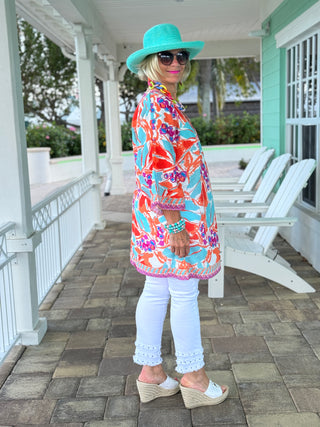 KEY WEST MANGO TROPICS BEACH COVER -UP FINAL SALE