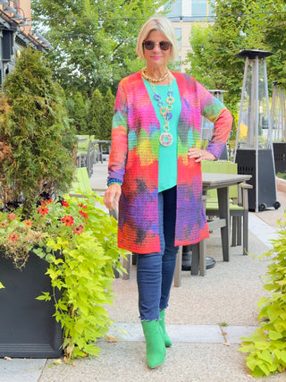 Ethyl Artwork Cardigan