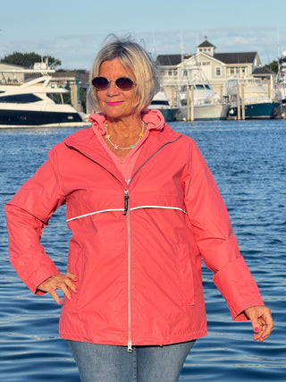 Women's New Englander® Rain Jacket Peach