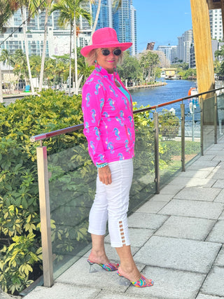 LULU B SEAHORSE BAY FULL ZIPPER JACKET