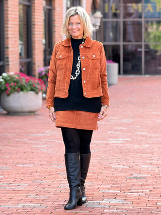 LULU-B COPPER SKORT LULU-B