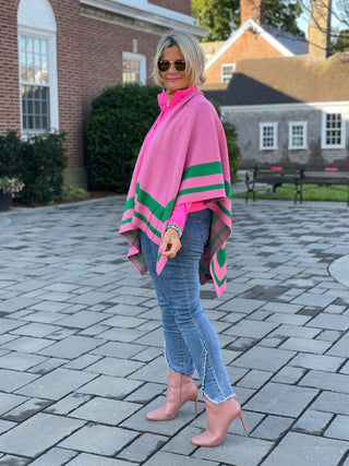 NEW ENGLAND PREPPY RUANA