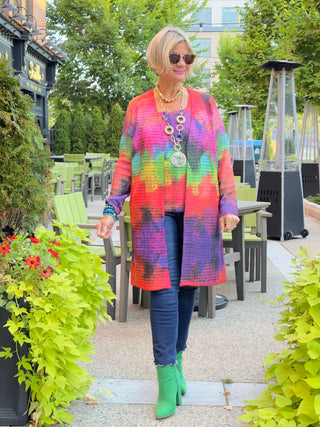 Ethyl Artwork Cardigan