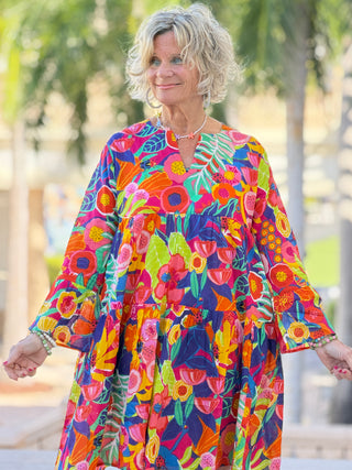 Poppies Ruffle Dress