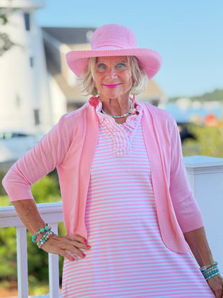DOCKSIDE PRETTY PINK RUFFLE DRESS Cathys Place