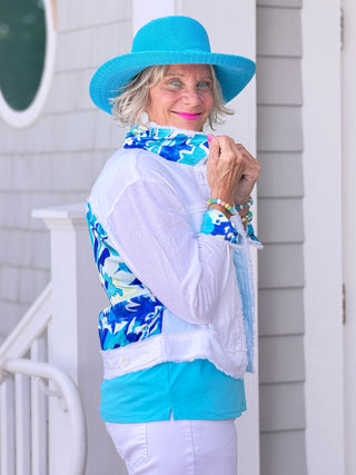 CAPE COD BREEZE LINEN JACKET TANGO MANGO