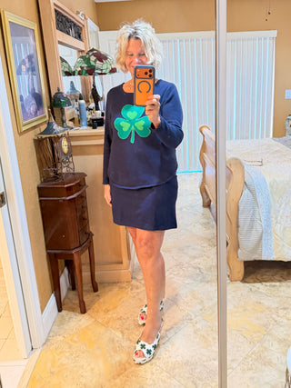 LULU-B NAVY SKORT LULU b