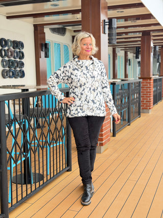 Ethyl Soft Shawlneck Sweater - Assist ETHYL JEANS