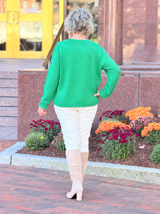 Mint Green Merry Sweater Cathys Place
