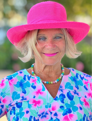 Pink Beach Bling Necklace BEACH STYLE